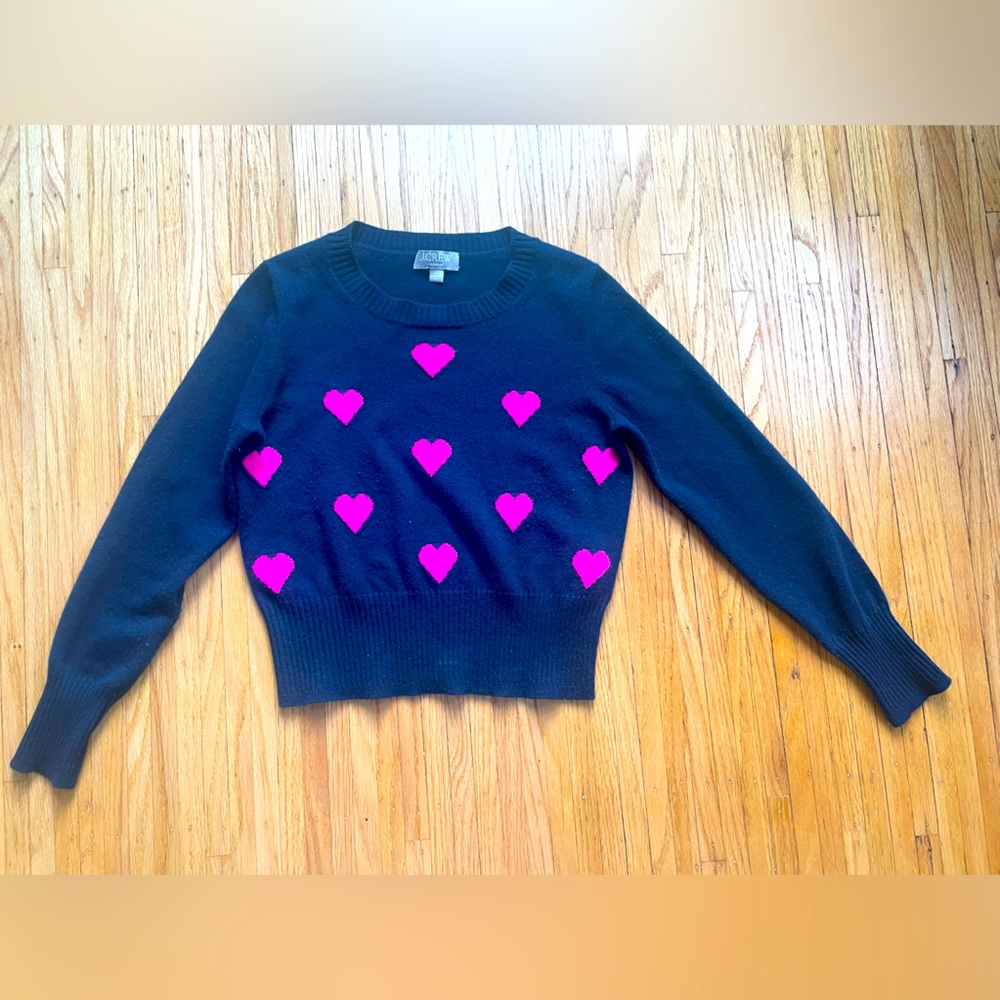 J. Crew cashmere cropped sweater